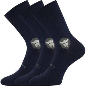 VoXX Комплект от три - детски чорапи Voxx merino сини VoXX | Sin | Момчешки | 35-38