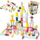 Cubika Sada dřevěných kostek 50 ks