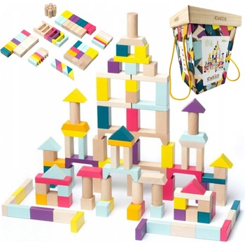 Cubika Sada dřevěných kostek 50 ks