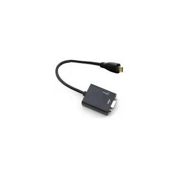 Image 1 of Преходник, адаптер, Micro HDMI към VGA