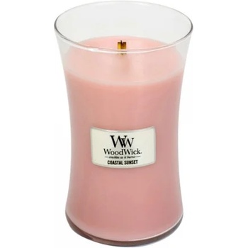 WoodWick Coastal Sunset ароматна свещ с дървен фитил 609, 5 гр
