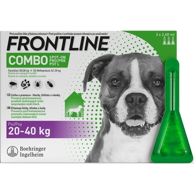 Frontline Combo Spot-On Dog L 20-40 kg 3 x 2,68 ml