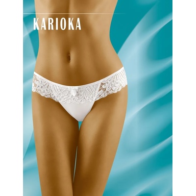 Wolbar Бикини с дантела в бял цвят KariokaEH-35614-BIAŁY - Бял, размер S
