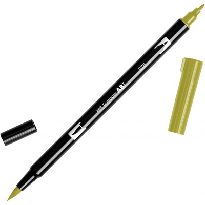 Oboustranný štětcový fix Tombow ABT DUAL - zelená Barva: 076 - Green Ochre