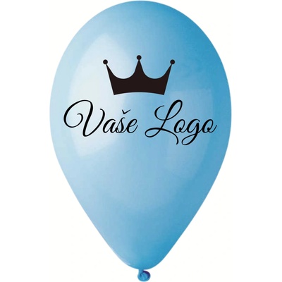 Svet balonku Balónik s logom- Baby modrý 26 cm