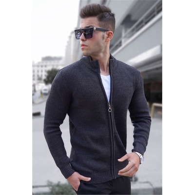 Madmext Мъжка жилетка с цип - 5198 Антрацит #311608 (311608_Антрацита)