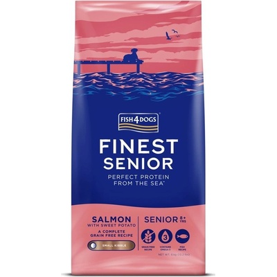 Fish4dogs malé pro starší psy Finest losos se sladkými bramborami 6 kg