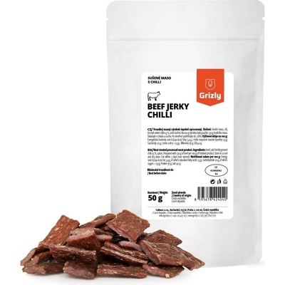 Grizly Sušené hovězí maso chilli 50 g