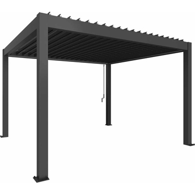 Biohort B440430 4x3,5 - 404,5 x 367,5 cm, tmavosivá metalická