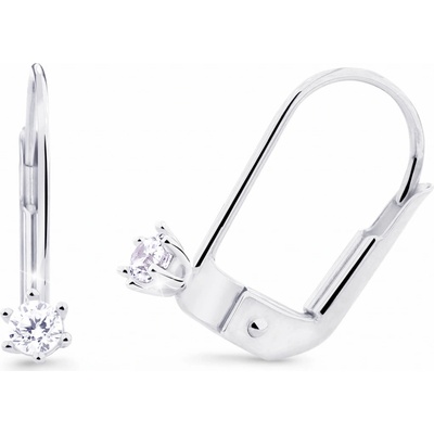 Cutie Diamonds náušnice z bieleho zlata s briliantmi DZ8020-55-00-X-2