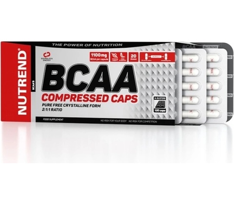 NUTREND BCAA Compressed 120 kapsúl