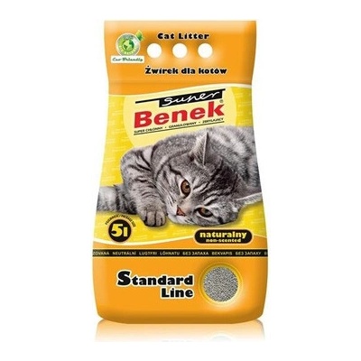 Certech Super Benek Standard Natural Hrudkující pro kočky 5 l