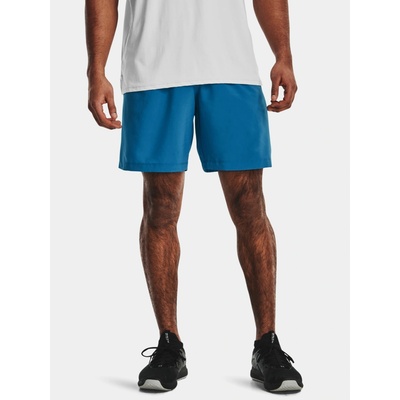 Under Armour UA Woven Graphic Shorts-BLU modré