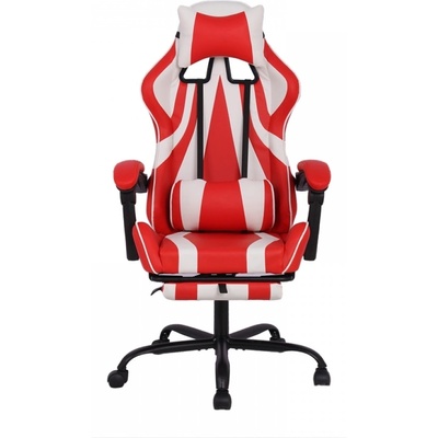 RFG Геймърски стол Max Game, екокожа, червен и бял (O4010200085)