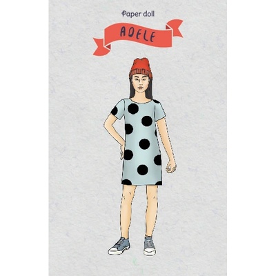 Claudia´s paper dolls Papierová bábika Adele