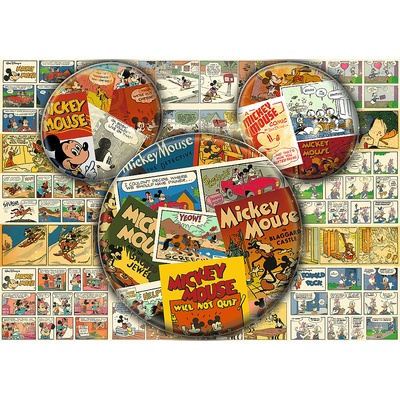 Trefl - Puzzle Comic Mickey Mouse - 1 000 piese