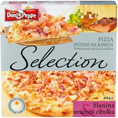 Don Peppe Selection Pizza slanina & opražená cibuľka 410 g