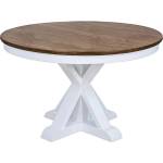 EX Home Трапезна маса EX Home модел Meditera Kros, 120 см, Масив