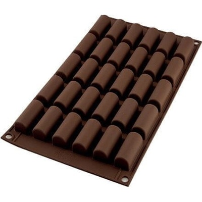 Silikomart Silikonová forma na čokoládu Mini Buche 30x14ml