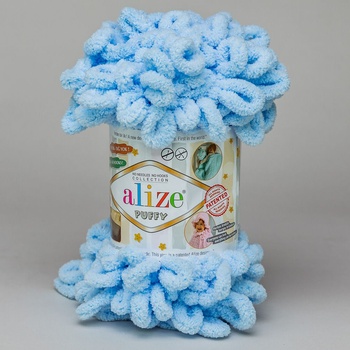 Alize Puffy modrá 183