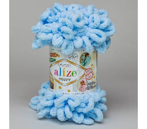 Alize Puffy modrá 183