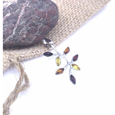 Šperky Jan Kos Jan Kos Jewellery Stříbrný přívěsek jantar 12125465