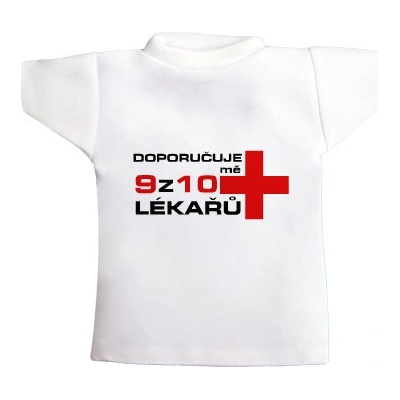 Tričko na láhev Doporučuje mě ...