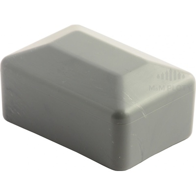 Čepička PVC 60x40 mm, šedá