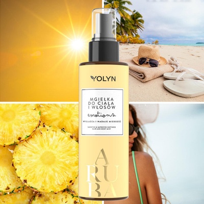 Yolyn Мист-парфюм за коса и тяло МИСТИЧЕН ТРОПИК YOLYN Aruba Emotions Perfumed Body and Hair Mist (YN011104)