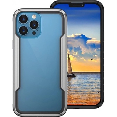 AppleKing odolný kovový Armor iPhone 13 Pro Max - sivé