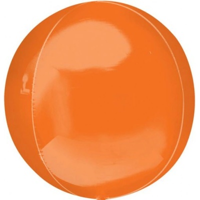 Amscan Balonek fóliový koule oranžová 40 cm