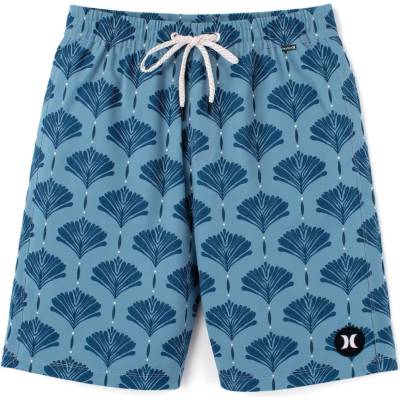 Hurley Мъжки бански слипове Hurley Volley Icon Printing Press Arbore Swim brief - Worker Blue (050-2360-0211)