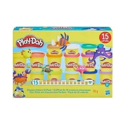 Hasbro Play-Doh: комплект от 15 броя класически цветни пластилини
