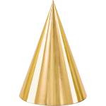 PartyDeco Парти шапки - златни