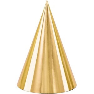 PartyDeco Парти шапки - златни