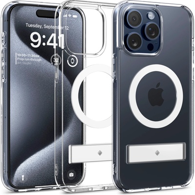 Spigen Magsafe калъф за iPhone 15 Pro Max, Spigen Caseology Capella MagSafe Kickstand (ACS06622)