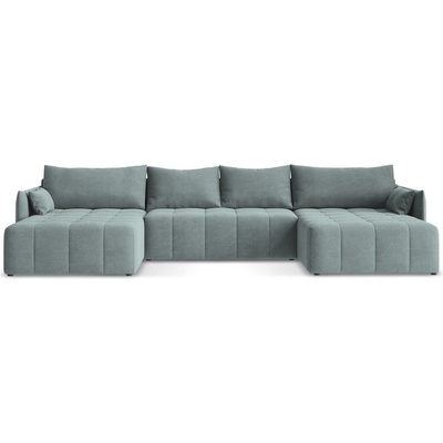 makamii Син разтегателен ъглов диван с място за съхранение (U форма) Moku - Makamii (MOKU_UF_41_P1_C5)