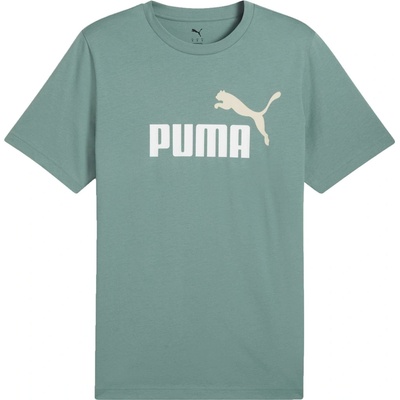 Puma Essentials 2color small NO 1 Logo zelené biele béžové