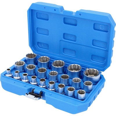 KS tools 1/2" súprava dvanásťhranných nástrčkových kľúčov, krátke, 21-dielna, 8 - 36 mm BT022405