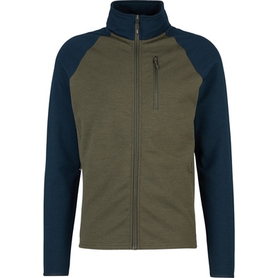 Stoic Мъжко вълнено яке Stoic MerinoFleece335 KuolpaSt. II Jacket Merino jacket - Dark Navy / Dark Olive - размер XXL (005-6571-0315)