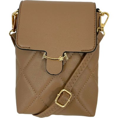 Nicole Brown dámská crossbody kabelka JBFB 451 Růžová nude