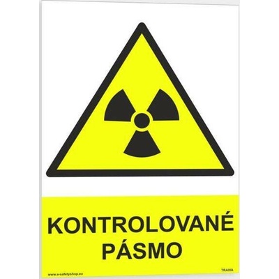 Traiva s.r.o Kontrolované pásmo Verze: Plast 210 x 297 mm (A4) tl. 0.5 mm - Kód: 03280