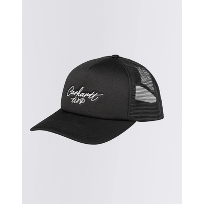 Carhartt WIP Signature Trucker Cap Black / White – Zboží Dáma