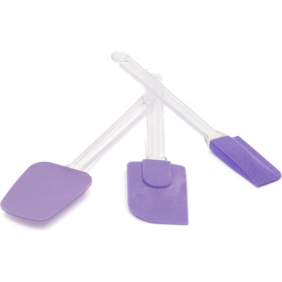 Silikomart Шпатулки за сладкиши Silikomart лилави 3 бр (70.055.48.0001)