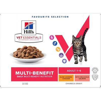 Hill’s VetEssentials Adult Chicken & Salmon 12 x 85 g