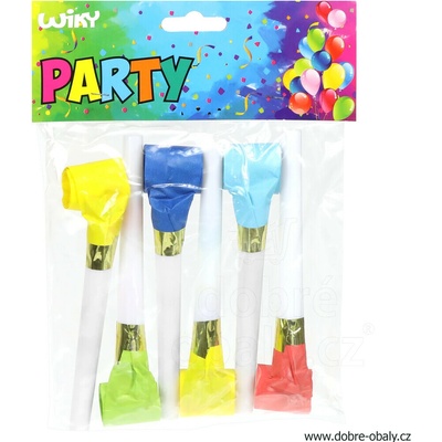 Wiky Párty frkačky s konfetami 6 ks – Zboží Dáma