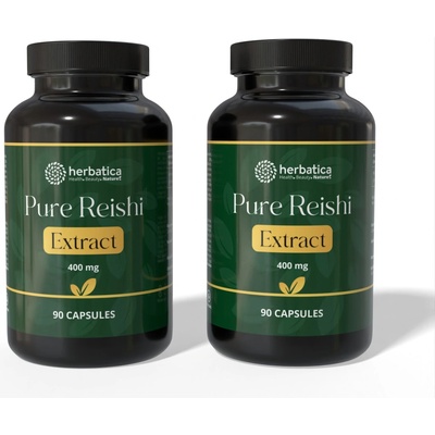 Herbatica Zvýhodněný set: 2× Reishi Extract 30 % polysacharidů 90 kapslí