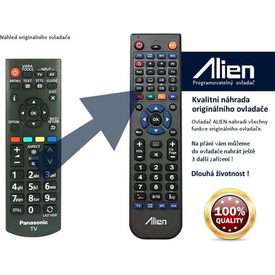 Diaľkový ovládač Alien Panasonic N2QAYB000815