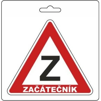 Samolepka ZAČÁTEČNÍK (105 x 120 mm)