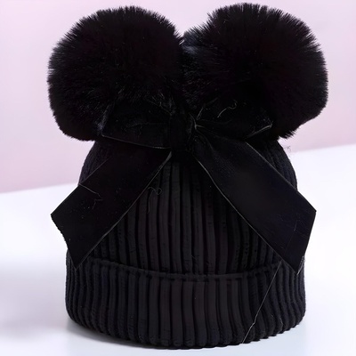 HARAHU Детска шапка bo-21306 - черна kp21306 (bo-21306)